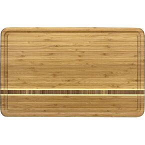 Totally Bamboo 20-5/8" x 12-1/2" Dominica Cutting Board with Juice Groove, X-Large