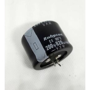 820 uF X 200V Aluminum Electrolytic Capacitor 25mm High x 35mm Diameter