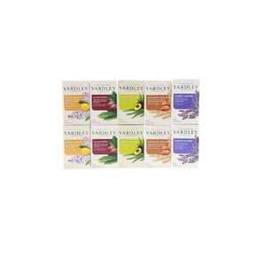 Yardley London Soap Bath Bar Bundle - 10 Bars: English Lavender, Oatmeal and Almond, Aloe and Avocado, Cocoa Butter, Lemon Verbena 4 Ounce Bars (Pack of 10, Two of each)