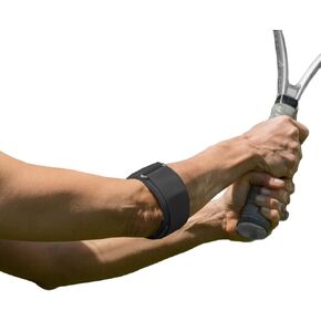 Cho-Pat Tennis Elbow Support Strap, Adjustable Compression Forearm Support for Tennis Elbow Treatment, Overuse Syndromes, and Muscle Strains, Medium, Made in the USA