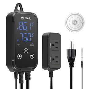 temperature controller reptile thermostat Digital Heatingplug in thermostat thermostat for reptiles 110V 10A