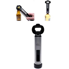 Jokari Versatile 3 in 1 Bottle Opener with Corkscrew, Pry Top Beer Bottle Opener and Foil Cutter. A Must Have Multi Function Tool for Effortless Beer, Wine and Other Beverage Enjoyment