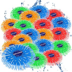 سبلاش المياه تحلق القرص اللعب بركة الشاطئ ألعاب المياه قابلة لإعادة الاستخدام بالونات المياه سبلاش ألعاب المياه ألعاب رش المياه للبنين والبنات ألعاب الصيف في الهواء الطلق في 4 ألوان زاهية 7'' in Kuwait