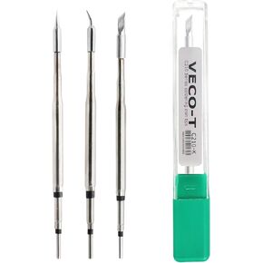 3PCS Soldering Iron Tips,C210-I IS K Replacement for C210-018 002 020, Constant Temperature, Compatible with JBC Soldering Station