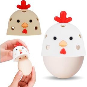 Silicone Egg Brush Cleaner， Egg Cleaner for Fresh Eggs，Egg Brush for Cleaning Fresh Eggs，Cute Chicken Shape，2pcs Egg Washer for Fresh Eggs in Saudi Arabia