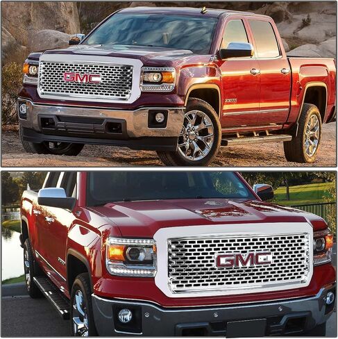 DNA MOTORING GRLDDENU-GMCSIE14-BK Front Bumper Grille [for 14-15 GMC Sierra 1500] in Saudi Arabia