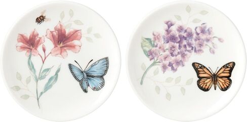Lenox Butterfly Meadow 2-Piece Coaster Set, 0.35 LB, Multi in Saudi Arabia