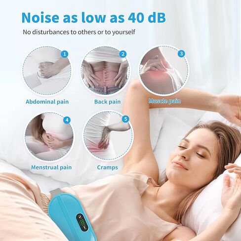 Gifts for Women 𝟐𝟎𝟐𝟒 𝐍𝐞𝐰 𝐆𝐢𝐟𝐭𝐬 Birthday Gifts for Women Mom Wife, Unique Gifts for Her Grandma Girlfriend, Cordless Heating Pad for Pain Relief Period Cramps, 6 Heat Levels+6 Massage Modes in Saudi Arabia