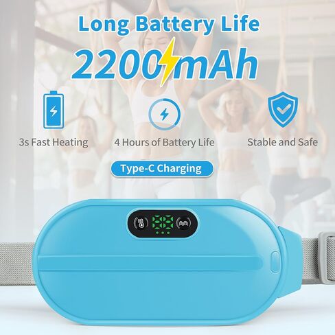 Gifts for Women 𝟐𝟎𝟐𝟒 𝐍𝐞𝐰 𝐆𝐢𝐟𝐭𝐬 Birthday Gifts for Women Mom Wife, Unique Gifts for Her Grandma Girlfriend, Cordless Heating Pad for Pain Relief Period Cramps, 6 Heat Levels+6 Massage Modes in Saudi Arabia