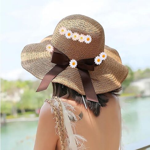 50Pcs Daisy Flowers Artificial, Fake Daisies Flower Heads Silk Daisy Decorfor DIY Wreath Craft Birthday Party Wedding Party Hat Decoration (White+Pink) in Saudi Arabia