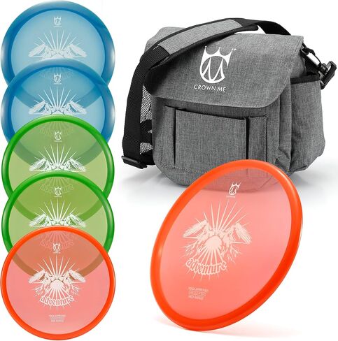 مجموعة أقراص جولف برو معتمدة من PDGA مع حقيبة و6 أقراص in Saudi Arabia