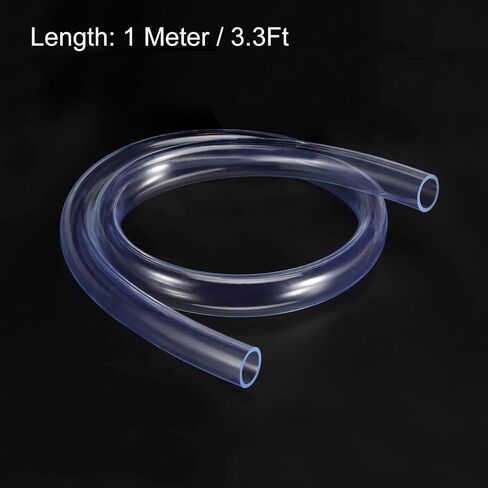 Clear Vinyl Tubing - PVC Tube Hose, Apply to Water Transfer (10mm ID 13mm OD, 3Ft) in Saudi Arabia