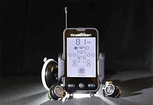 نظام مراقبة ضغط الإطارات TireMinder TM-A1A-10 A1A (TPMS) مع 10 أجهزة إرسال للمركبات الترفيهية والبيوت المتنقلة والعجلات الخامسة ومدربي السيارات والمقطورات in Kuwait