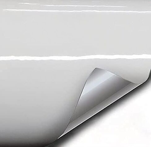 White Gloss Car Wrap Vinyl Roll with Air Release Adhesive 3mil-VViViD8 (60 Inch x 6ft) in Saudi Arabia