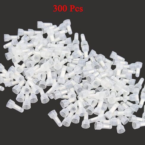 QIANRENON نهاية مغلقة تجعيد موصلات 300 قطعة 16-14 AWG الألومنيوم الأساسية موصل سريع تجعيد كاب محطات نهاية الأسلاك (CE2) in Saudi Arabia