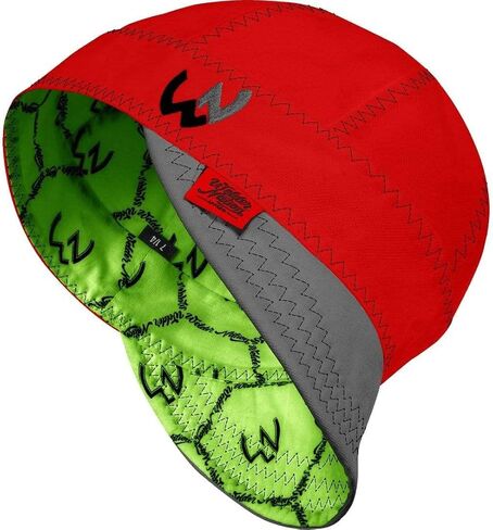 Welder Nation 8 Panel Welding Cap, 100% Cotton, Duck Canvas Exterior, Protective, Durable Men’s Hats with No Unicorn Peak for Welding, Heavy-Duty Jobs - Premium, Comfortable Welder Hat - 10 oz, 7 5/8 in Saudi Arabia
