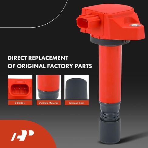 A-Premium Set of 4 Ignition Coil Pack and Iridium Spark Plugs Compatible with Honda Civic 2006-2011 L4 1.8L Replace# 30520RNAA01 in Kuwait
