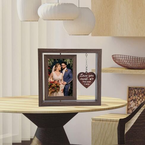إطارات صور DAISRED Love You، إطار صور هدايا للأزواج - أحبك كثيرًا، النهاية. فزت. إطار صورة رومانسي للصور مقاس 4 × 6 in Saudi Arabia