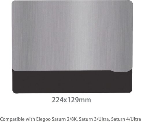 2PCS Flex Build Plate for Elegoo Saturn 3, 3D Printer Flexible Spring Steel Plate and Magnetic Base Build Plate Print Bed Kit for Saturn 2, Saturn 8K, Saturn 3, Saturn 3 Ultra, Saturn 4/Ultra in Kuwait