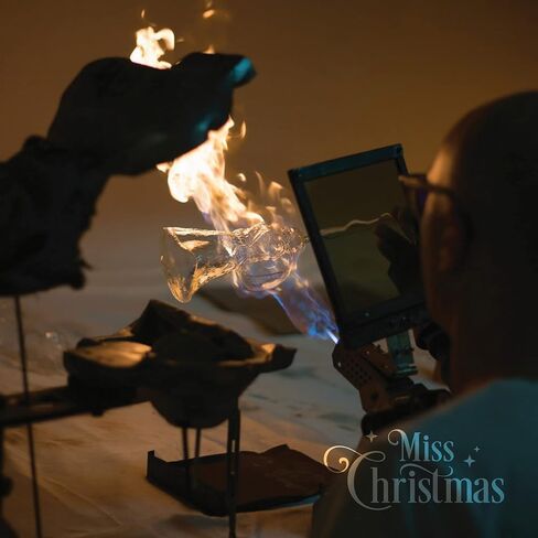 Miss Christmas 2024 Collection Festive Santa 7.5-Inch Blown Glass Christmas Tree Ornament (Classic Santa with Gifts) in Saudi Arabia