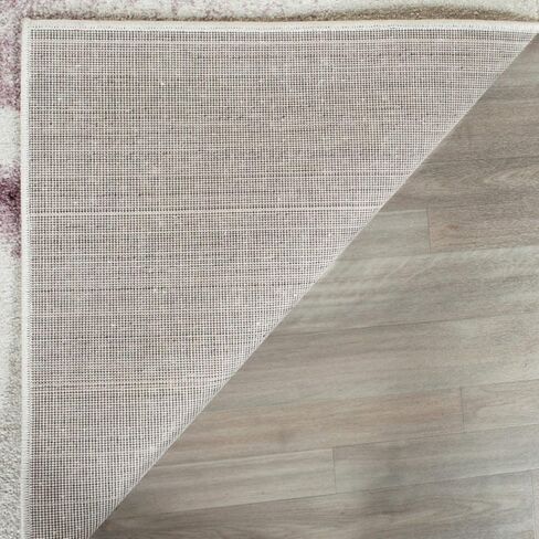 سجادة SAFAVIEH Adirondack Collection - 4 × 6 بوصة، عاجي وأرجواني، تصميم بألوان مائية زهرية، لا يتساقط ويسهل العناية بها، مثالية للمناطق ذات حركة المرور العالية في المدخل، وغرفة المعيشة، وغرفة النوم (ADR127L) in Saudi Arabia