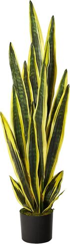 Nearly Natural 4ft. Sansevieria Artificial Plant, Green, 6 in. W x 6 in. D x 48 in. H in Saudi Arabia