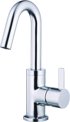 Gerber D222530 Amalfi Single Handle Bathroom Faucet with Metal Touch-Down Drain, Chrome in Saudi Arabia