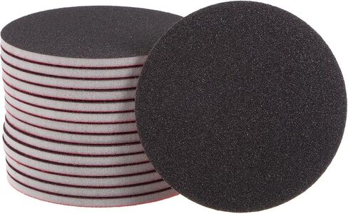 HARFINGTON 15pcs Sanding Sponge Hook and Loop Sanding Disc, 5-inch Sponge Sanding Pad 180 Grit Hook and Loop Sanding Disc Wet/Dry for Car Wood Drywall Metal Polishing & Grinding in Saudi Arabia