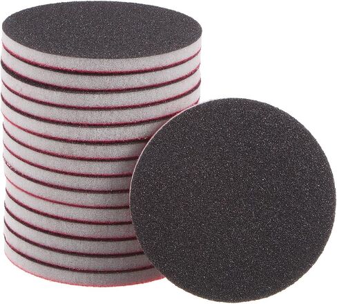 HARFINGTON 15pcs Sanding Sponge Hook and Loop Sanding Disc, 5-inch Sponge Sanding Pad 180 Grit Hook and Loop Sanding Disc Wet/Dry for Car Wood Drywall Metal Polishing & Grinding in Saudi Arabia