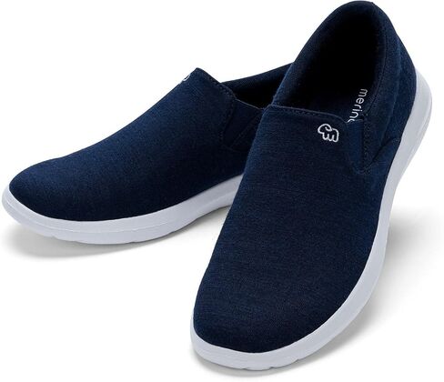 Merinos Women's Slip On Fashion Sneakers, Slide on Casual Shoe, Made with Australian Wool, Lightweight & Durable Tennis Shoes in Saudi Arabia