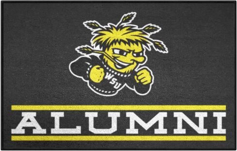 FANMATS 32974 Wichita State University Starter Mat Accent Rug - 19in. x 30in. Alumni Starter Mat in Saudi Arabia