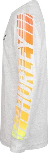 Hurley Boys' Long Sleeve Graphic T-Shirt, Armory Navy, 6 in Saudi Arabia