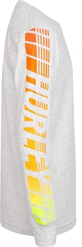 Hurley Boys' Long Sleeve Graphic T-Shirt, Armory Navy, 6 in Saudi Arabia