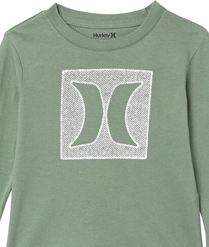 Hurley Boys' Long Sleeve Graphic T-Shirt, Armory Navy, 6 in Saudi Arabia