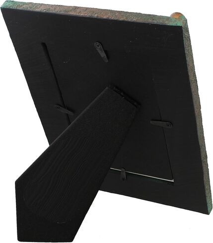 إطار صورة بحري بمرساة نحاسية وحبل مقاس 10.16 سم × 15.24 سم - صورة زنجار برونزية ريفية - ديكور منزل الشاطئ الساحلي in Kuwait