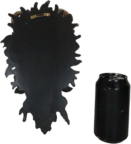 هدية Ebros من Wicca Spirit God Triple Moon Antler المتوج بشجرة الرجل الأخضر الأسود مع أوراق الشجر الخضراء المعلقة على الحائط لوحة ديكور 10.5 بوصة شجرة الويكا العالية لراعي غابة الحياة ذات القرن الإله Cernunnos in Saudi Arabia