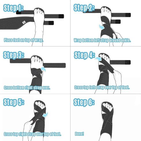 Foot Drop Brace - AFO Ankle Brace - Support for Walking and Sleeping, Soft Night Splint, Ankle Stabilizer for Foot and Ankle Support - Joint Pain Relief (RIGHT FOOT) in Saudi Arabia