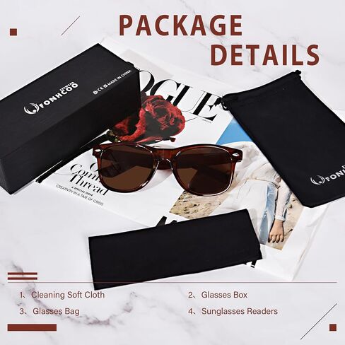 FONHCOO Bifocal Sunglasses for Women Men Classic Sunglasses Readers, Outdoor Reading Sunglasses with UV400 Protection in Saudi Arabia