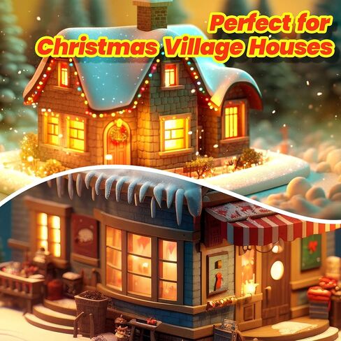 مجموعتان من سلك الملحقات مع 2 لمبة إضاءة LED C7، استبدال سلك مصباح ملح بطول 5 أقدام مع مقابس تشغيل/إيقاف ومقبس E12 لقرعة الهالوين، ومنزل قرية عيد الميلاد، وديكورات العطلات والحرف اليدوية in Kuwait