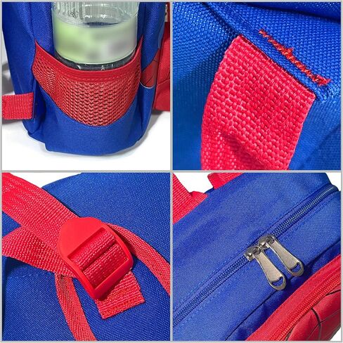 3D Comic Kids Backpack for Toddlers, Red and Black Backpack with Hanging&Wrist Watch, Small Lightweight Bookbag for Boys and Girls Ages 3-6, School Bags for Preschool and Kindergarten Birthday Gift in Saudi Arabia