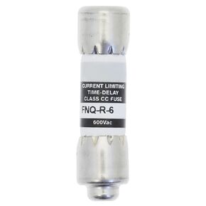 PMMCON 1 Pcs FNQ-R-6 FNQR6 (6 Amp) 600Vac Time Delay Fuse