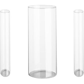 Sandraheer Unity Sand Set for Weddings Sand Ceremony Kit Handmade Decorative Vase 3 Decorative Jars (Red Blue Sands Included)