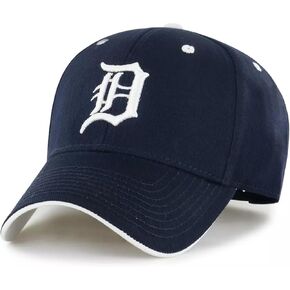 Officially Licensed Detroit Baseball Hat Classic MVP Tigers Team Logo Adjustable Embroidered Cap