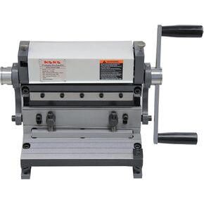 KAKA INDUSTRIAL 8-Inch Combination Sheet Metal Brake, Shear Press Brake 20-Gauge Capacity,3-IN-1 Sheet Metal Shear, Shears and Slip Roll Machine for Shear Bending Rolling, Brake Shear Roll Machine