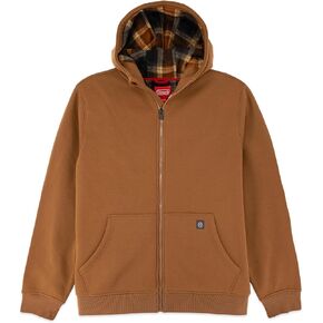 Coleman Polar Men's Fleece Lined Workwear Full-Zip Sweatshirt with Hood, Perfect Hoodie For The Outdoors