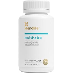 Xtend-Life, Multi-Xtra, Advanced Multivitamin & Mineral Supplement for Women, Men, Children - 42 Bioavailable Vitamins, Minerals, Antioxidants & Herbs for Heart, Energy, Immune Support, 60 Tablets