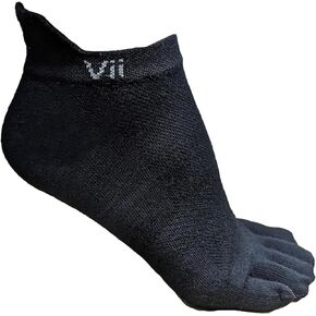 Vii Promax Toe Socks | Marathon Trekking Gym | Lightweight No-Show Toe Socks for Long Workout | Blister Free | Unisex