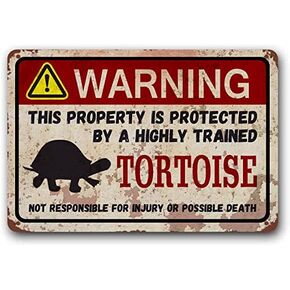 Eveokoki Bearded Dragons Retro Sign,Funny Metal Signs Warning Sign Pet Gift, Exotic pet, Small Pet Tin Sign 8 X 12 Inches