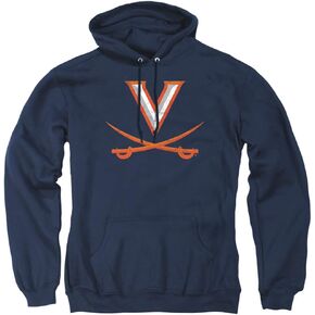 University of Virginia Official Distressed Primary Unisex Adult Pull-Over Hoodie