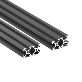2pcs 500mm 2040 V Type Slot Aluminum Profile, European Standard Anodized Extrusion for DIY 3D Printer and CNC Machine